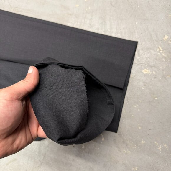 Brioni Dress Pants 110s Wool Trousers Made in Italy Grey Sharkskin W 36 - Picture 7 of 10